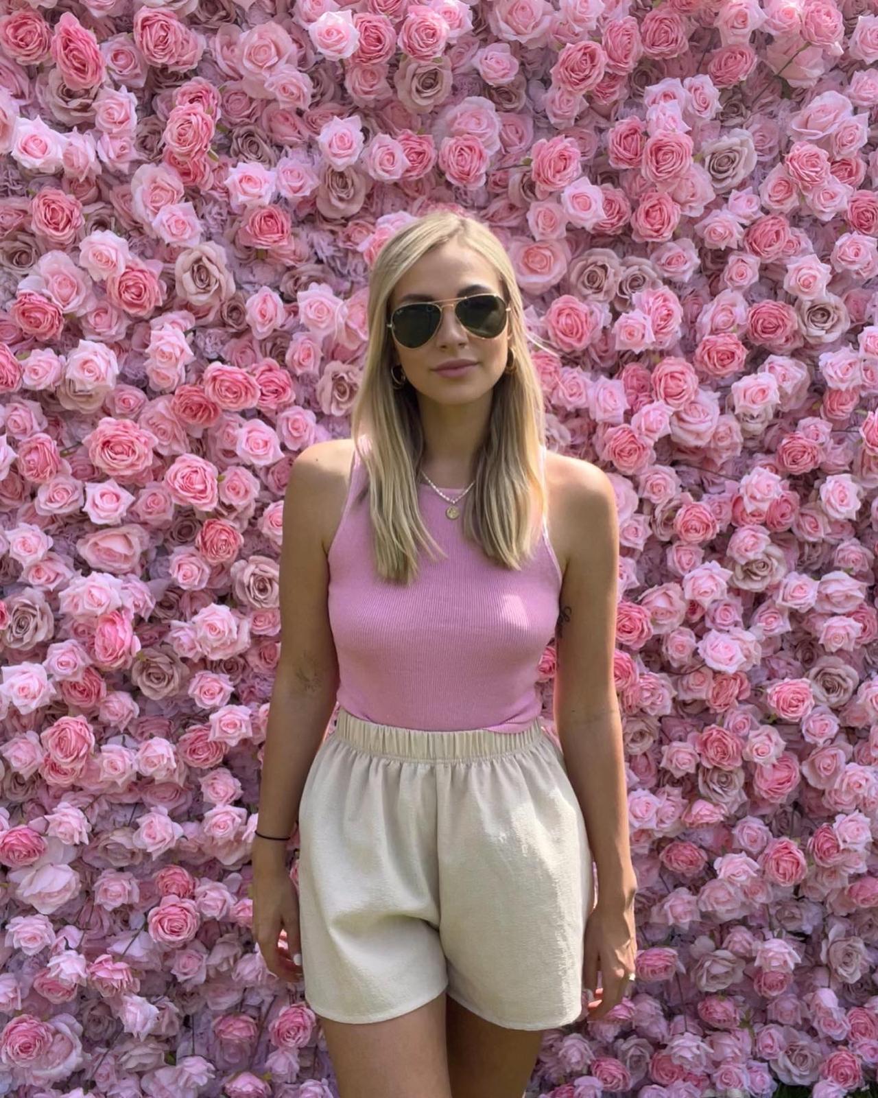 Pink Party Perfection Blumenwand